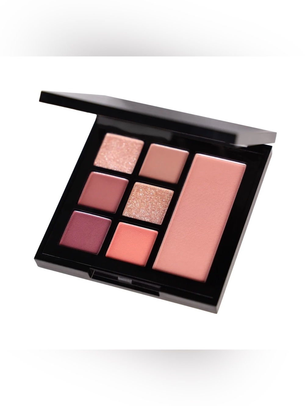 Peach Pink Eyeshadow & Blush Palette - Soft Peach Pink Tones